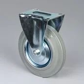 Pozostałe wyposażenie warsztatu - Koło transportowe, 200 mm, szara guma - miniaturka - grafika 1