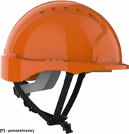 Akcesoria BHP - JSP KAS-EVO3LINE - Hełm EVO3LINE mikro daszek ochrona przed napięciem do 1000 V 6-punktowa więźba - pomarańczowy - miniaturka - grafika 1