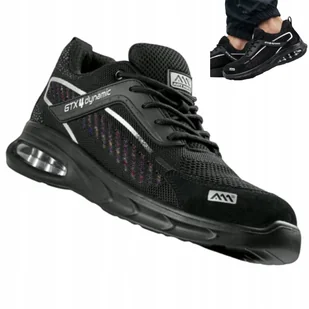 Buty robocze męskie z podnoskiem s1 Półbuty ochronne BHP lekkie AIR r.43 - Obuwie robocze Buty robocze męskie z podnoskiem s1 Półbuty ochronne BHP lekkie AIR r.43 - Obuwie robocze - miniaturka - grafika 1