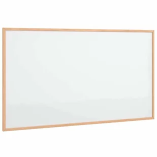 vidaXL Tablica magnetyczna z ramą z litego drewna sosnowego 100x55 cm - Tablice interaktywne - miniaturka - grafika 1