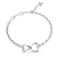 Bransoletki - Bransoletka Guess JUBB0461 8JW Srebrny - miniaturka - grafika 1