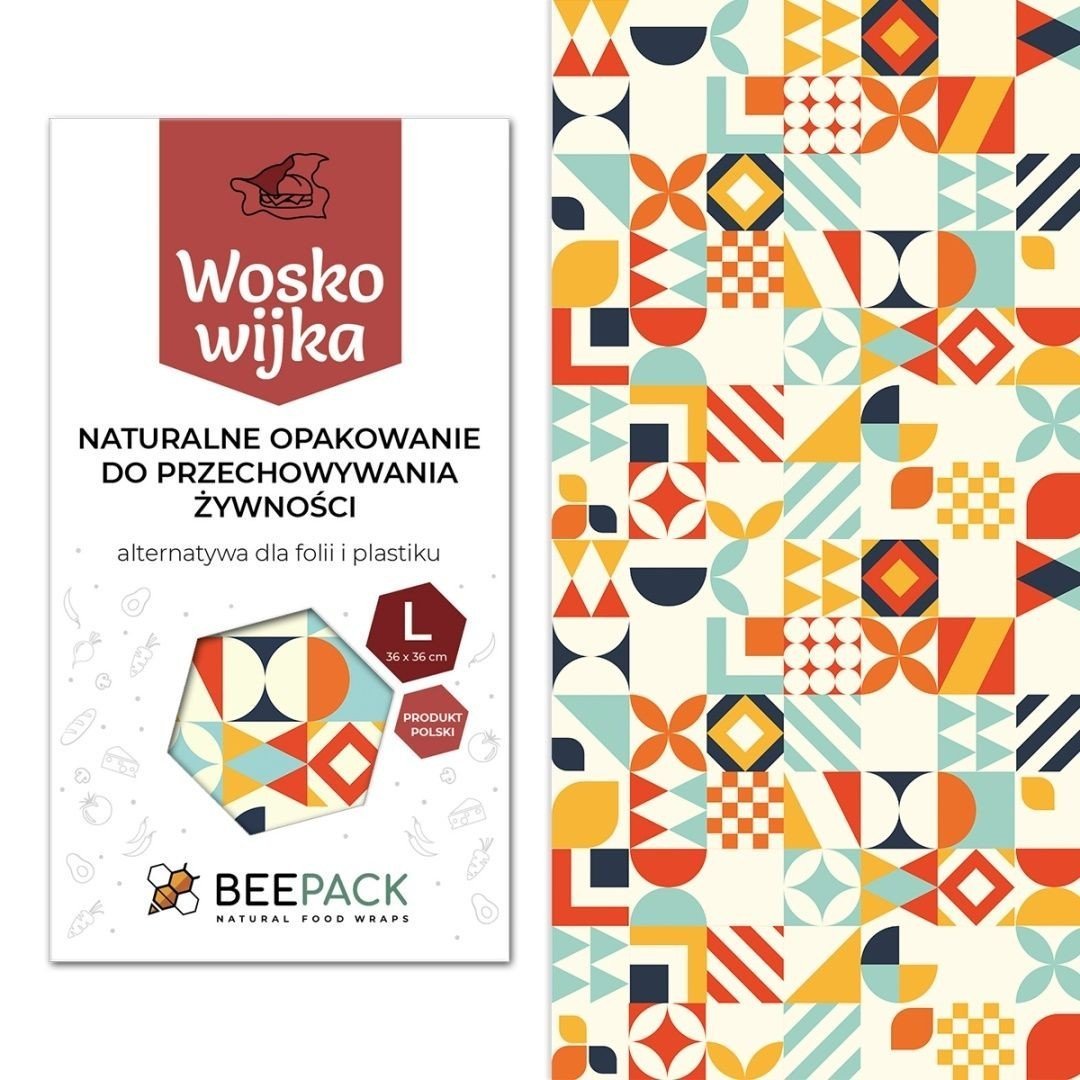Woskowijka do przechowywania ĹĽywnoĹ›ci, GEOMETRIA, BeePack