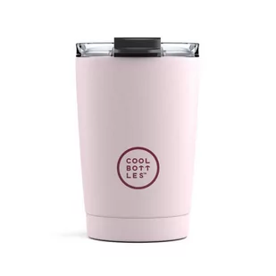 Cool Bottles Kubek termiczny 330 ml Triple cool Pastel Pink - Zestawy naczyń dla dzieci - miniaturka - grafika 1