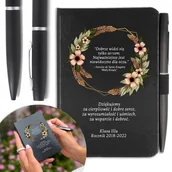 Notesy i bloczki - NOTES A6 + DŁUGOPIS Prezent na DZIEŃ NAUCZYCIELA - miniaturka - grafika 1