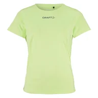 Koszulki i topy damskie - Damska Koszulka z krótkim rękawem CRAFT CORE ESSENCE SS TEE 2 W 1915291-507000 – Zielony - miniaturka - grafika 1