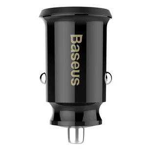 Baseus Grain Car Charger mini ładowarka samochodowa 2x USB 3.1A czarny (CCALL-ML01) - Ładowarki samochodowe - miniaturka - grafika 2