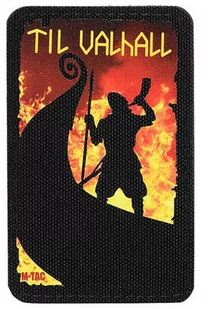 Naszywka M-Tac Til Valhall - Black (51304002) - Odzież taktyczna i umundurowanie - miniaturka - grafika 1