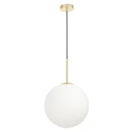 Lampy sufitowe - NOWOCZESNA LAMPA WISZĄCA KLASYCZNE ZŁOTO FREDICA D30 - miniaturka - grafika 1