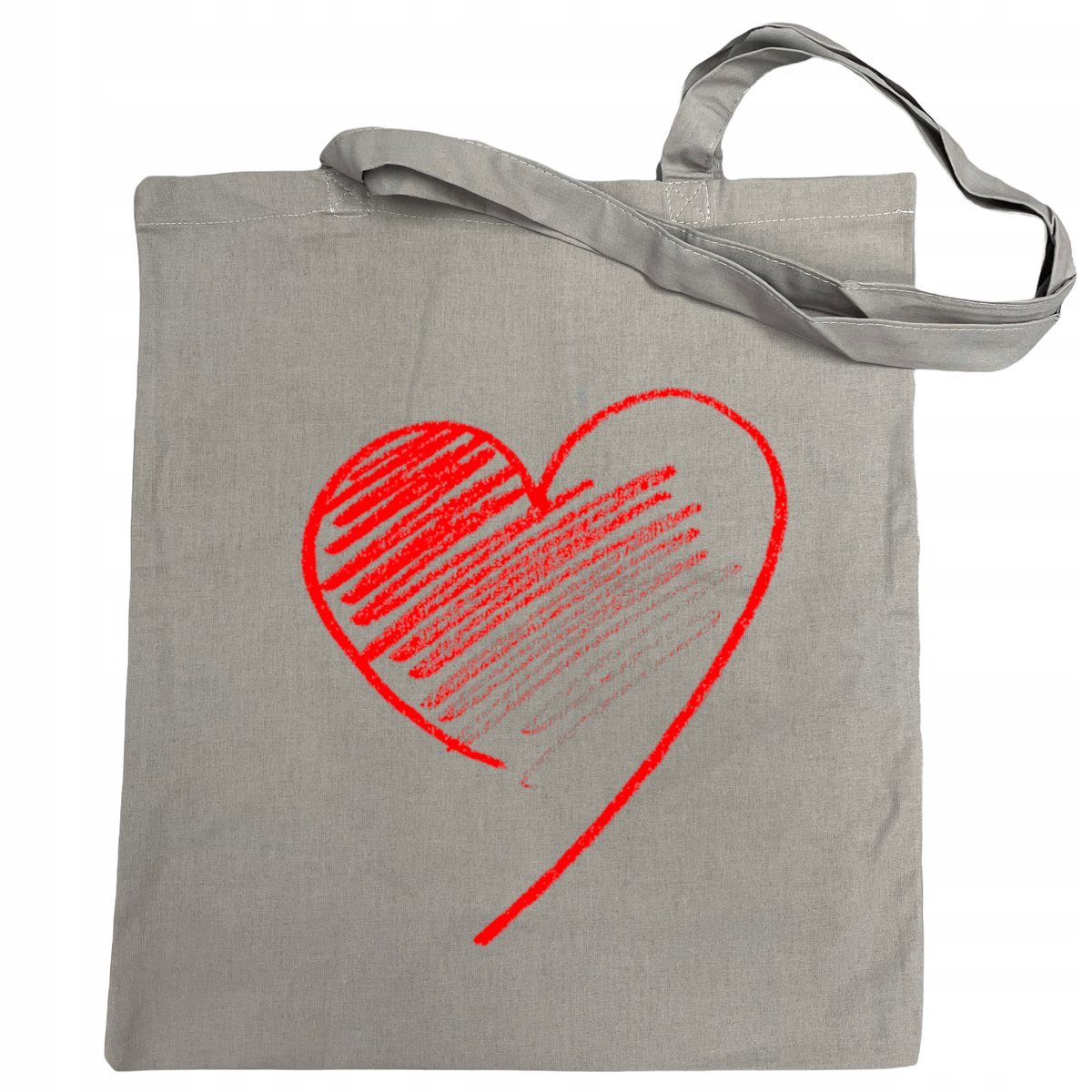 Walentynki Torba na zakupy nadruk Czerwone Serce