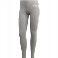 Legginsy - Legginsy damskie adidas Essentials 3 Stripes Tight jasnoszare FQ4123 S - miniaturka - grafika 1