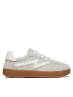 Półbuty damskie - DeeZee Sneakersy AM25219 Szary - miniaturka - grafika 1