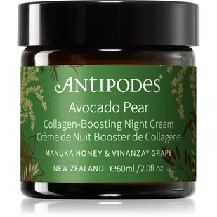 Antipodes Avocado Pear Collagen-Boosting Night Cream krem odżywczy na noc do twarzy 60 ml - Kremy do twarzy - miniaturka - grafika 1