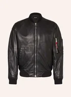 Moda i Uroda OUTLET - dsquared2 Kurtka Skórzana schwarz - miniaturka - grafika 1