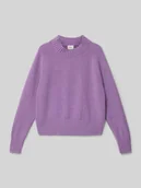 Swetry dla dziewczynek - Sweter z dzianiny o kroju regular fit z raglanowymi rękawami - miniaturka - grafika 1