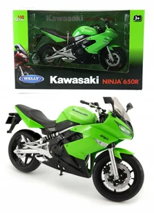 KAWASAKI NINJA 650R MODEL MOTOCYKLA W SKALI 1:10 WELLY - Samochody i pojazdy dla dzieci - miniaturka - grafika 1