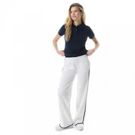 Spodnie sportowe damskie - Damskie spodnie dresowe Guess Mylah Long Pant - białe - GUESS - miniaturka - grafika 1