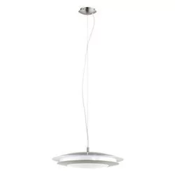 Eglo Moneva-C 98044 lampa wisząca oprawa 1x27W LED satyna biała - Lampy sufitowe - miniaturka - grafika 1