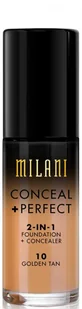 Milani Conceal + Perfect 2 in 1 Foundation + Concealer Golden Tan B01CC0HABC - Pudry do twarzy - miniaturka - grafika 2
