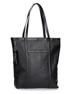 Torebki damskie - Pepe Jeans Shopper bag w kolorze czarnym - 35 x 40 x 11 cm - grafika 1