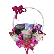 Zestawy upominkowe - Poczta Upominkowa, kosz prezentowy Storczyk - miniaturka - grafika 1