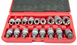 Klucze nasadowe torx nasadki i bity 17szt 1/2'' FALON-TECH - Klucze i nasadki - miniaturka - grafika 3