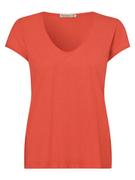 Koszulki i topy damskie - Drykorn - T-shirt damski  Avivi, czerwony|wyrazisty róż - miniaturka - grafika 1