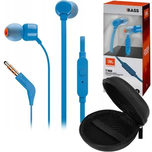 JBL Tune 160 Niebieskie - Słuchawki - miniaturka - grafika 1