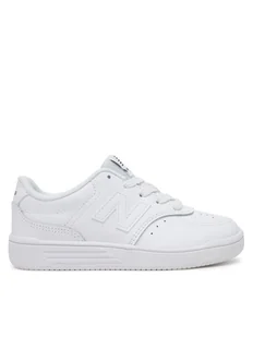 New Balance Sneakersy PSB80WW Biały - Buty dla dziewczynek - miniaturka - grafika 1