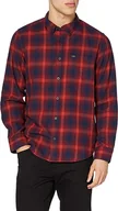 Koszule męskie - Lee Button Down Męska Koszula Materiałowa W Kratę Redrum L880Qcow-2Xl - miniaturka - grafika 1