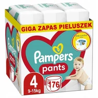 Pieluchy - Pieluchomajtki Pampers Pants 4 Giga Zapas 176szt - miniaturka - grafika 1