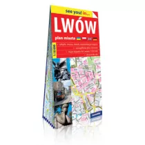 ExpressMap praca zbiorowa see you! in Lwów. Papierowy plan miasta 1:10 000 - Atlasy i mapy - miniaturka - grafika 1