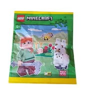 Klocki - LEGO Minecraft Zestaw - Alex, Baby Llama and Bee 662308 polybag klocki - miniaturka - grafika 1