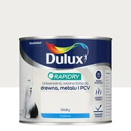 Emalie - Emalia akrylowa do drewna, metalu i PCV Rapidry biała mat 0.4 l Dulux - miniaturka - grafika 1