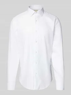 Koszula biznesowa o kroju slim fit z kołnierzykiem typu kent - Koszule męskie - miniaturka - grafika 1