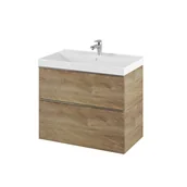 Szafki łazienkowe - Elita 167254 SZAFKA LOOK 80 2S DąB CANELA PDW - miniaturka - grafika 1