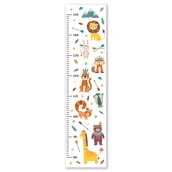 Naklejki na ścianę - miarka wzrostu naklejka na ścianę dla dzieci ZWIERZAKI 2 - miniaturka - grafika 1