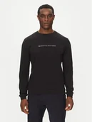 Bluzy męskie - Tommy Hilfiger Bluza UM0UM03346 Czarny Regular Fit - miniaturka - grafika 1