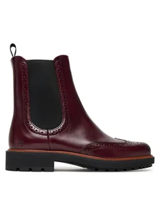 ECCO Botki 23288361291 Bordowy - Botki damskie - miniaturka - grafika 1