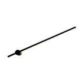 Lampy ścienne - Kinkiet TROY 90cm LED 12W 4000K - czarny - miniaturka - grafika 1