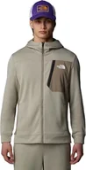 Kurtki damskie - THE NORTH FACE Damska kurtka Mountain Athletics Fz Flecce, Clay Grey/Cavern Grey, XL - miniaturka - grafika 1