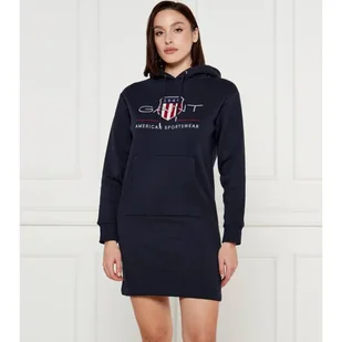 Gant Sukienka ARCHIVE SHIELD - Sukienki - miniaturka - grafika 1