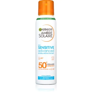Garnier Ambre Solaire Sensitive Advanced Invisible Protection Mist SPF50+ preparat do opalania ciała 150 ml unisex - Balsamy i kremy do opalania - miniaturka - grafika 1