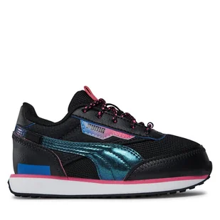 Sneakersy Puma Future Rider Cosmic Grl PS 392613 01 Czarny - Buty dla dziewczynek - miniaturka - grafika 1