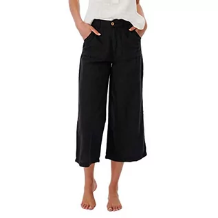 Spodnie damskie - Rip Curl Damskie spodnie rekreacyjne Summer Breeze Pant czarne S - grafika 1
