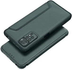 Kabura RAZOR Book do XIAOMI Redmi Note 14 PRO 4G ciemnozielony - Etui i futerały do telefonów - miniaturka - grafika 1