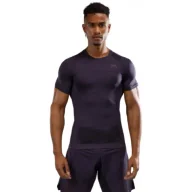 Kimona, stroje i obuwie - Venum Rashguard G-Fit Air Krótki Rękaw ShortSleeve Deep Purple - miniaturka - grafika 1