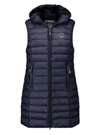 Kamizelki damskie - Geographical Norway Kamizelka pikowana "Vatikamap" w kolorze granatowym - miniaturka - grafika 1