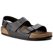 Sandały damskie - Sandały Birkenstock Milano 034791 Czarny - miniaturka - grafika 1