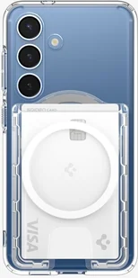Spigen Ultra Hybrid Wallet MagSafe+, crystal clear - Samsung Galaxy S25 Series - Etui i futerały do telefonów - miniaturka - grafika 1