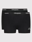 Majtki męskie - Kappa Komplet 2 par bokserek 891199 Czarny - miniaturka - grafika 1